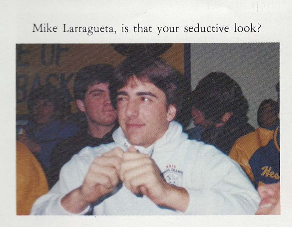 1985-1986 Larragueta Mike Hall of Fame