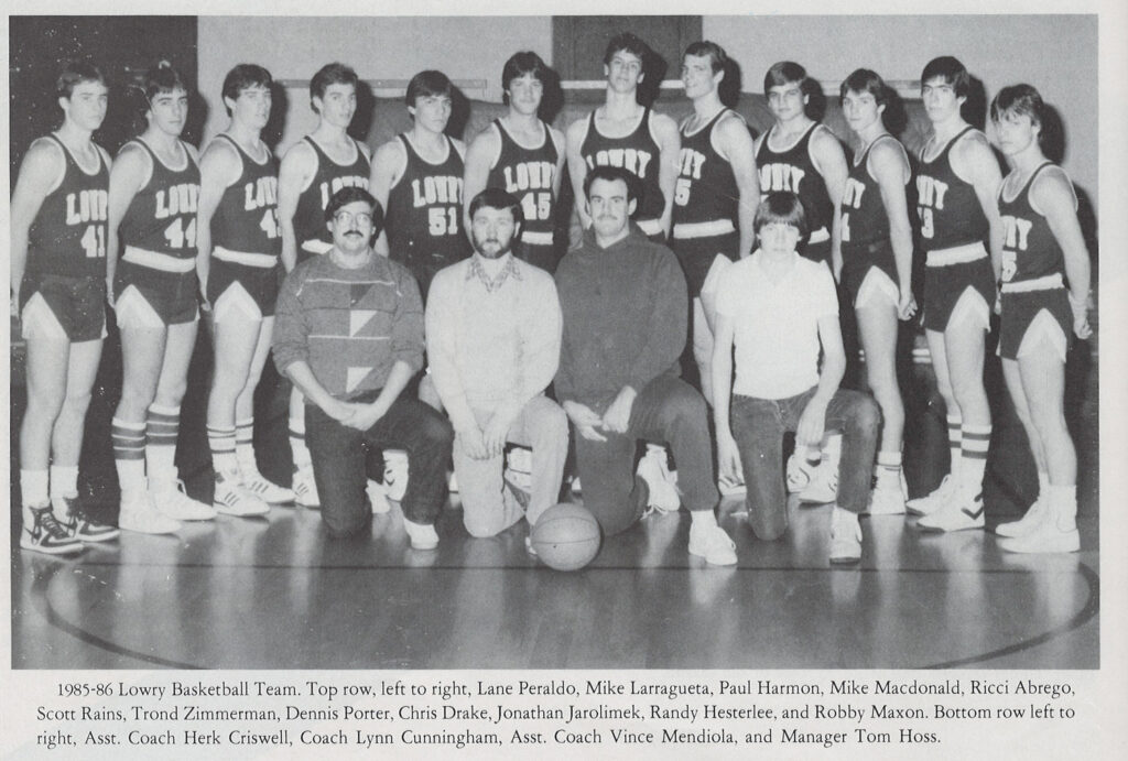 1985-1986 Larragueta Mike Hall of Fame