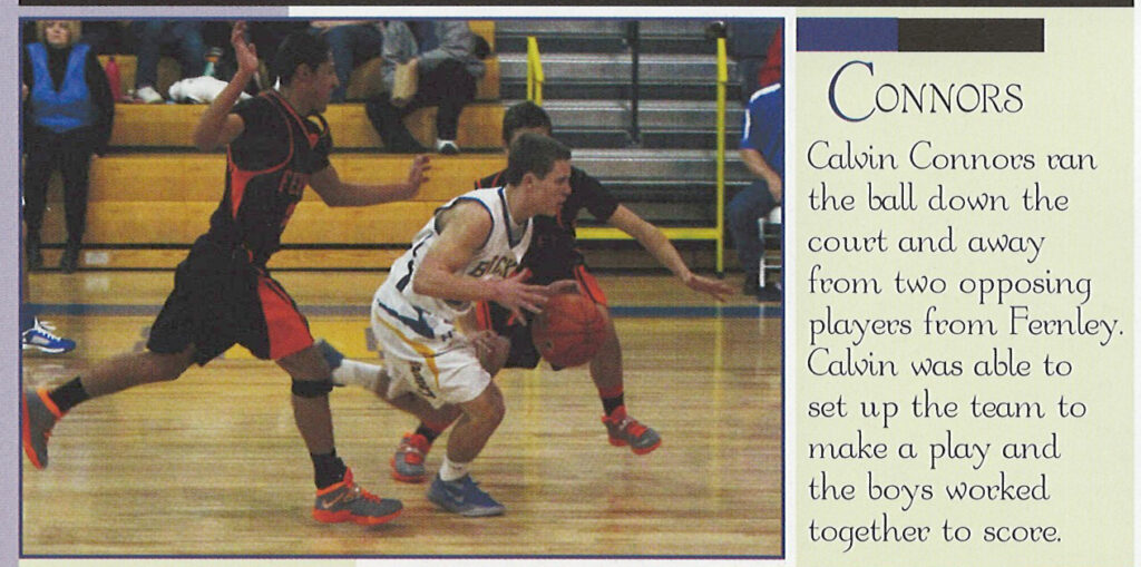 2013-2014 Connors Calvin hall of fame