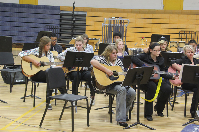 Choir and band send seven to state