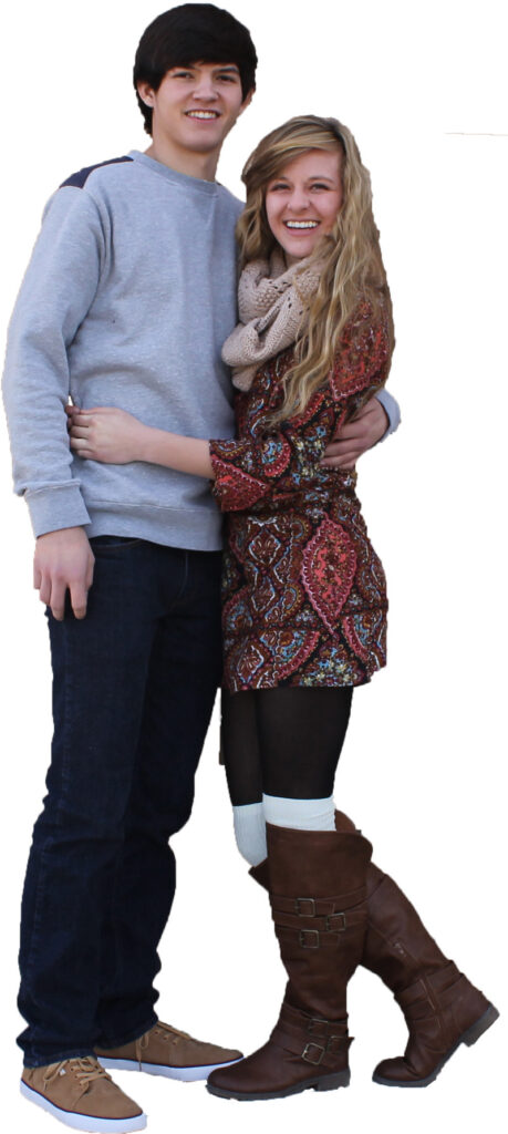 Ashley Barron and Christian Riddle./Ron Espinola • The Brand