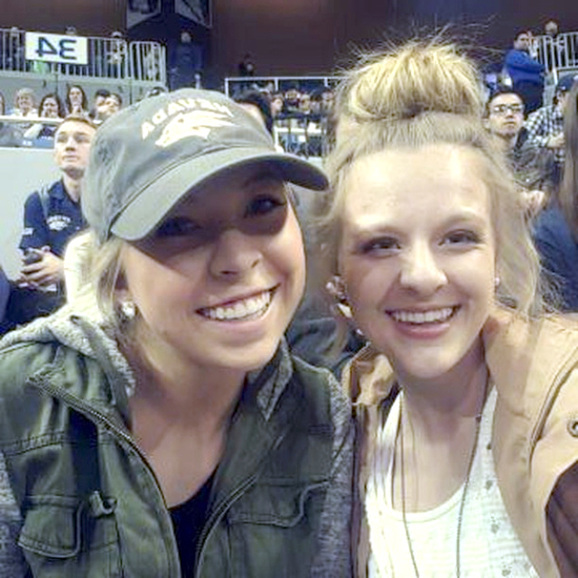 Ashlee Barron with friend Courtney Cooper. /Courtesy • Ashlee Barron